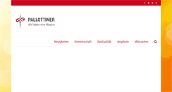 Desktop Screenshot of pallottiner.org